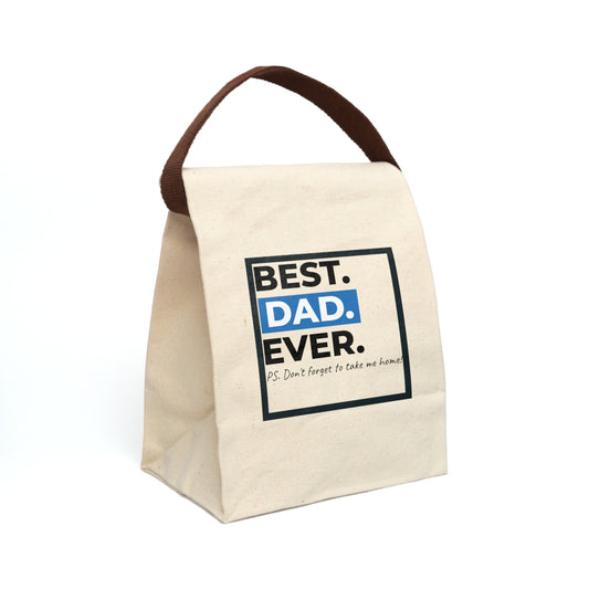 “Forget Me Not” Dads Canvas Lunch Bag